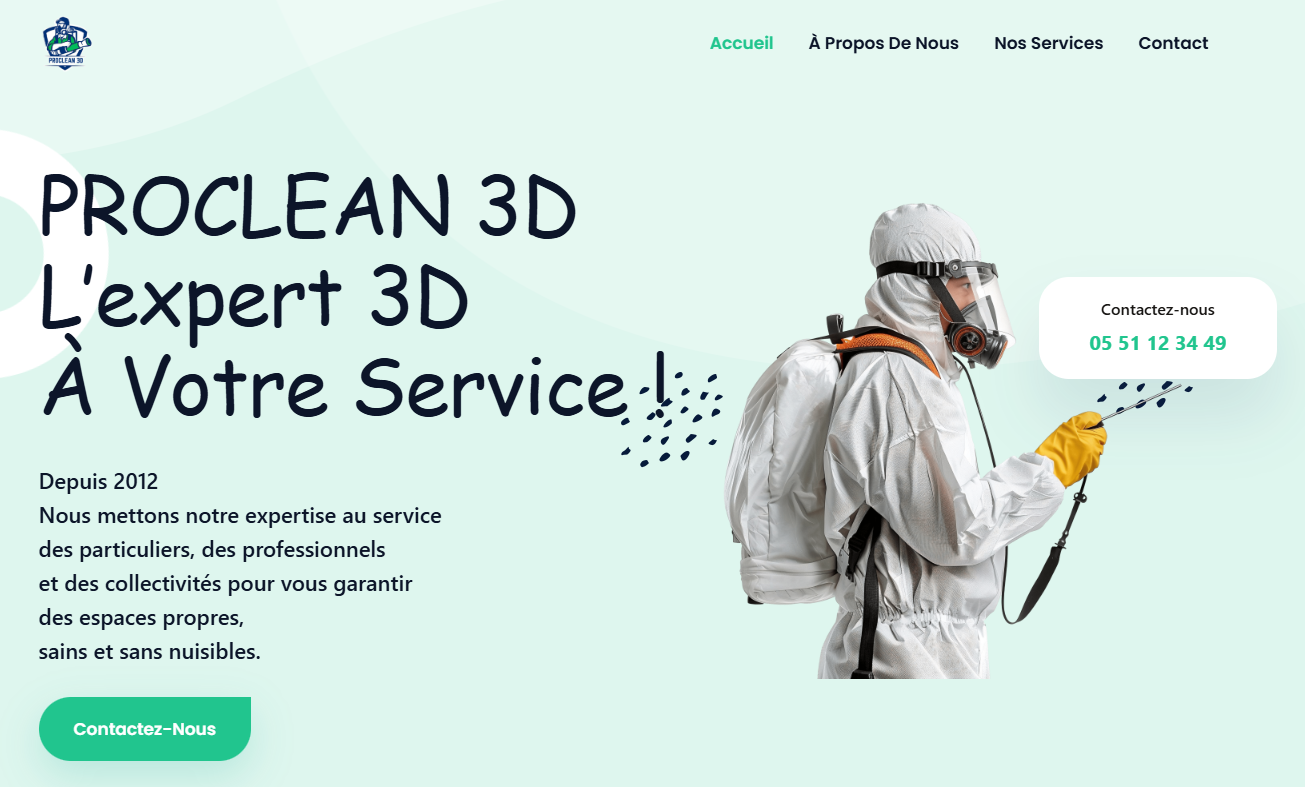 Proclean 3D home Screenshot